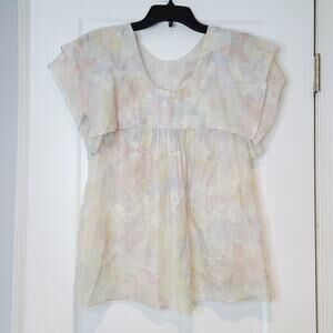 Stella McCartney Pastel Floral Flutter Top